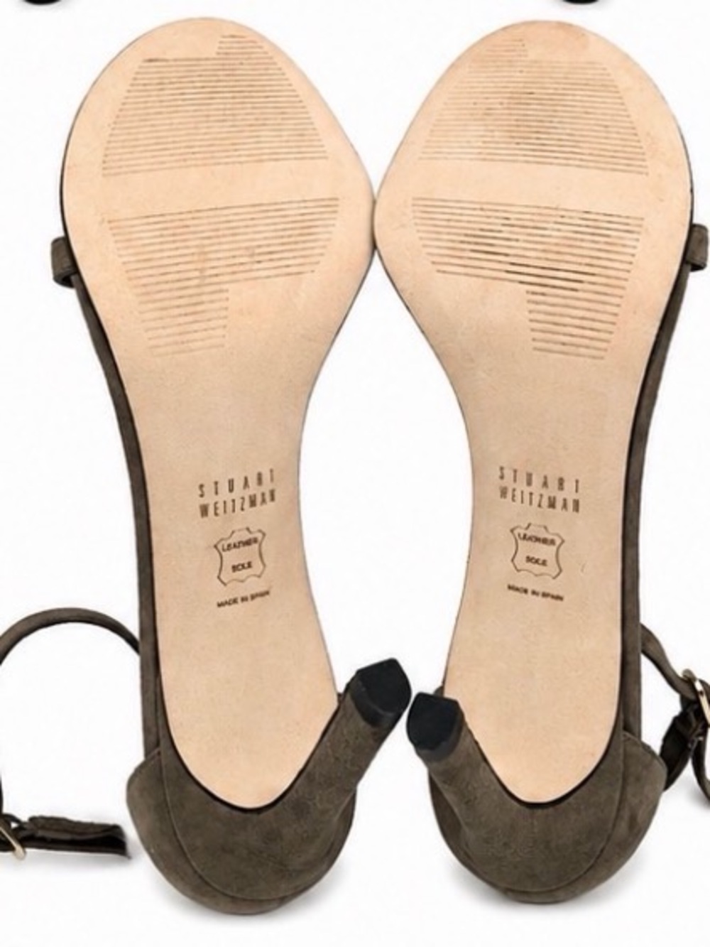 Stuart Weitzman Nudist Dress Heels/Sandals - 6.5 size, brand new grey/brown - Picture 4 of 9